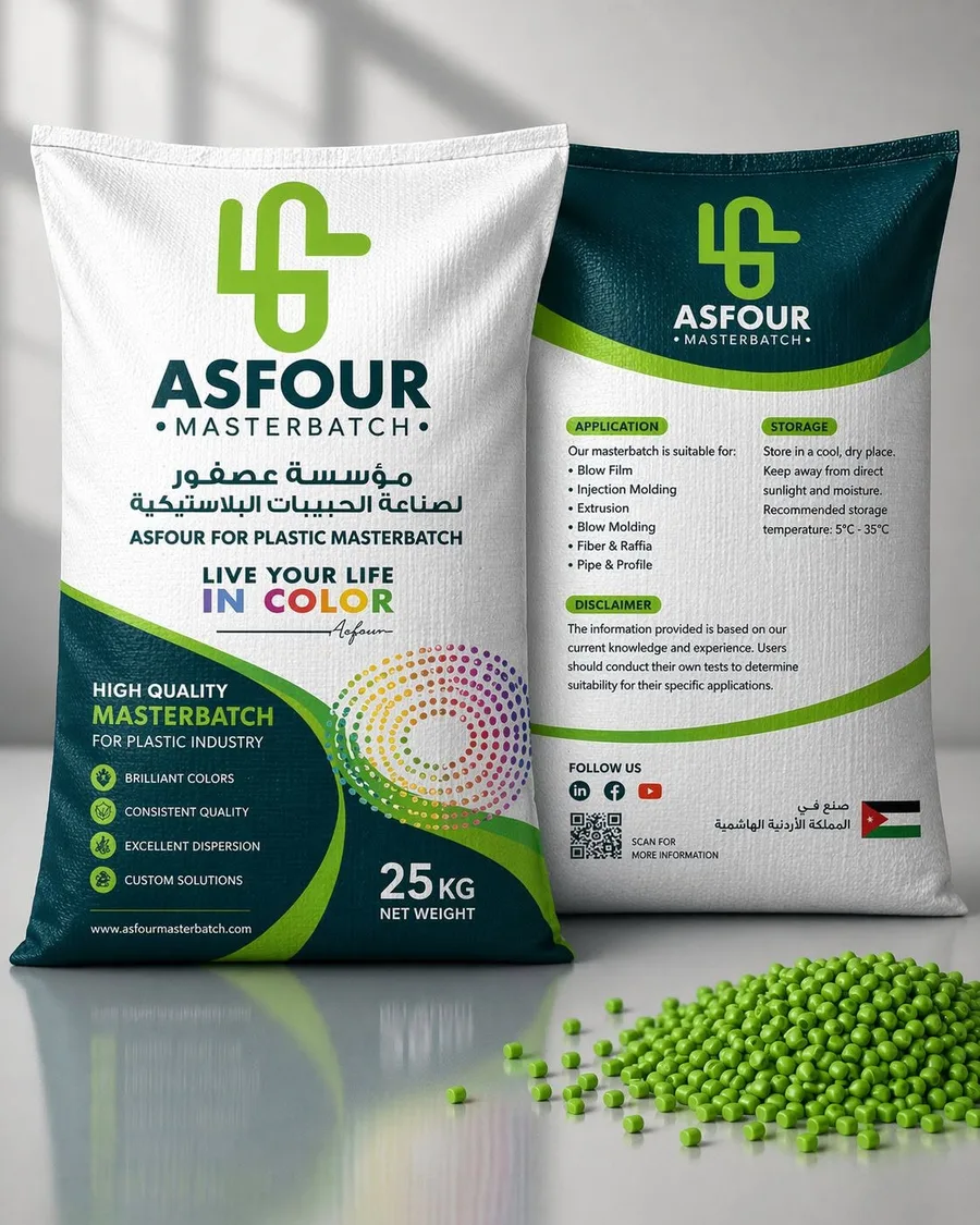 Asfour Masterbatch 25 kg bags